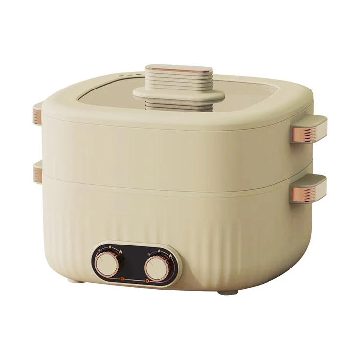 Dyluniad Pot Yuanyang 6L Pot Coginio Trydan