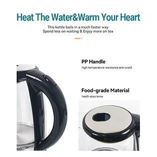 Large-capacity Glass Electric Kettle Transparent Electric Kettle price